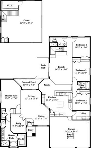 Mercedes homes jacqueline floor plan #7